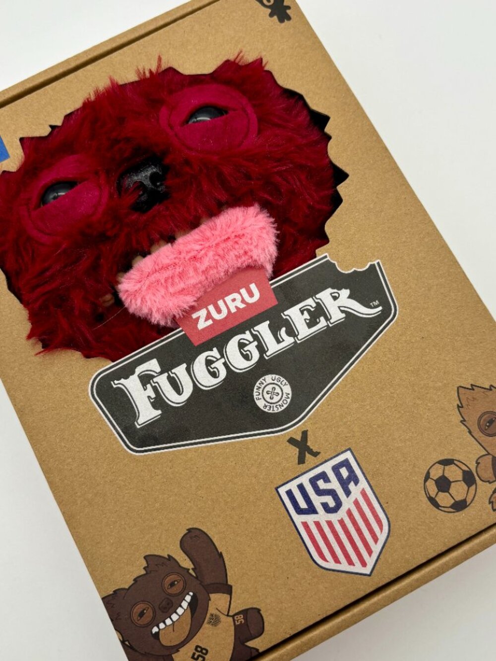2026 Fuggler FIFA USA Soccer SIR BELCH Funny Ugly Monster 9" Plush Toy Zuru NEW